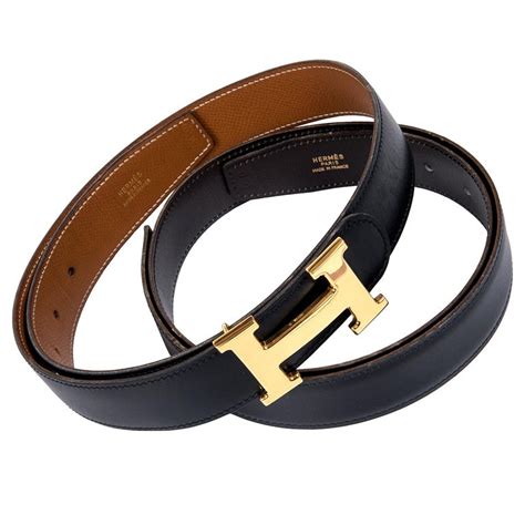 hermes traditional black and tan reversible belt|hermes reversible belt men's.